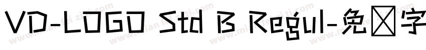 VD-LOGO Std B Regul字体转换